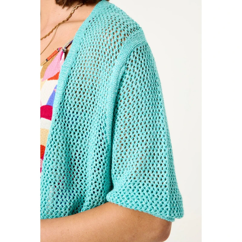 Dames Vest D50053 Garcia BLEACHED BLUE DENIM