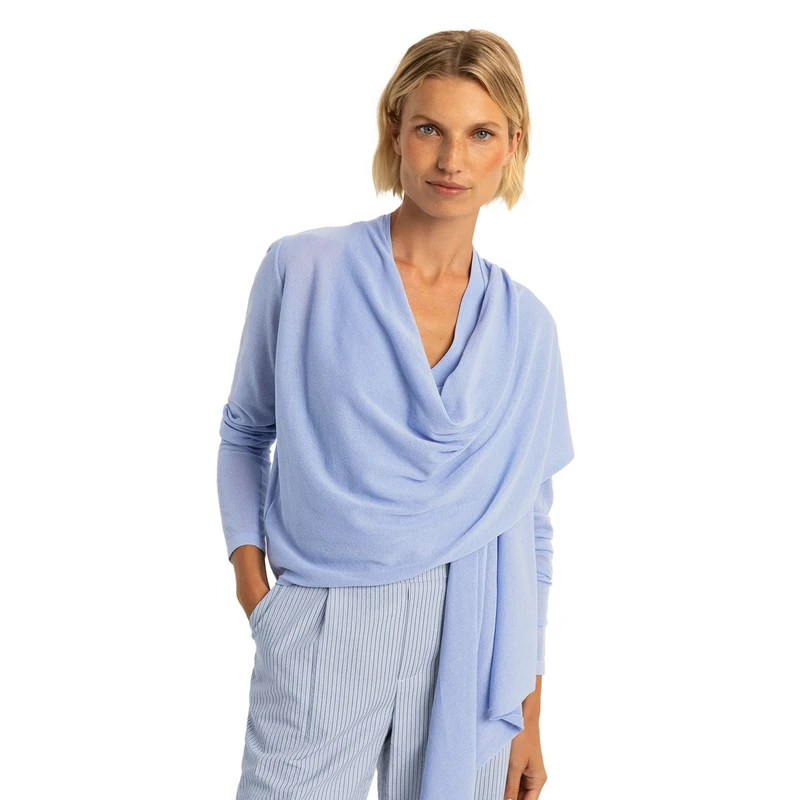 Dames Vest EX12-25195 Expresso BLEU