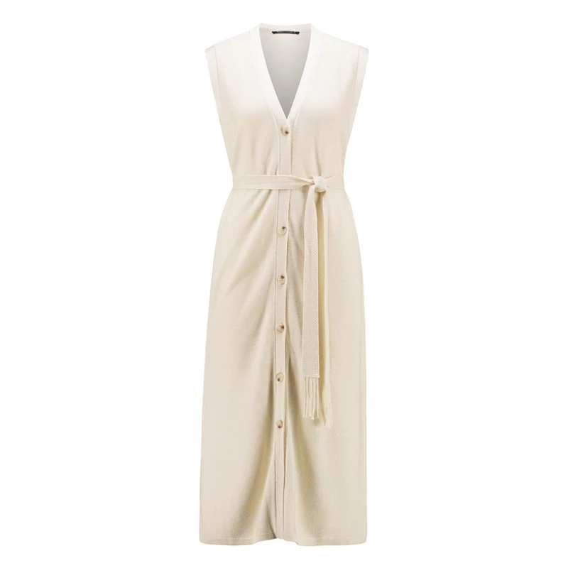 Dames Vest EX23-12017 Expresso OFF-WHITE