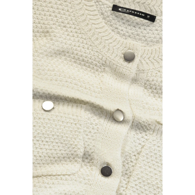 Dames Vest EX23-12020 Expresso OFF-WHITE