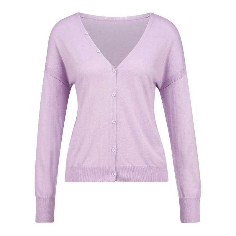 Dames Vest EX23-12021 Expresso LAVENDEL
