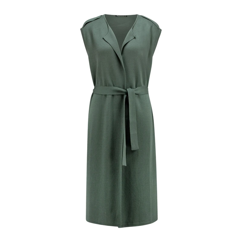 Dames Vest EX23-12023 Expresso KHAKIGROEN