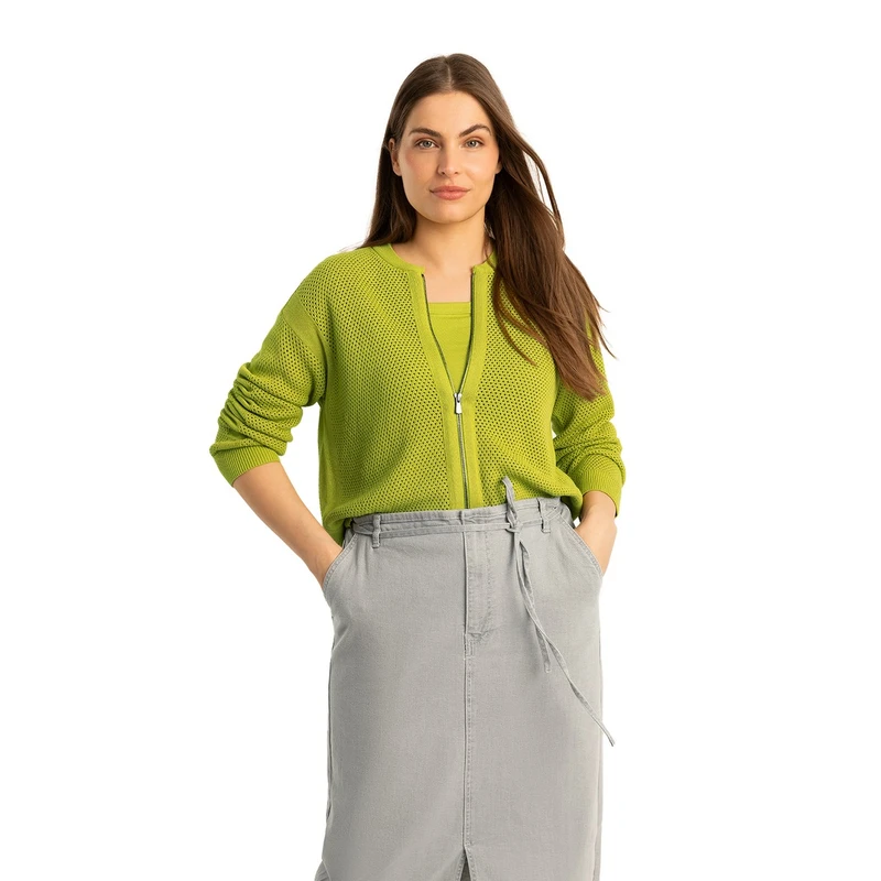 Dames Vest EX24-12004 Expresso LIME