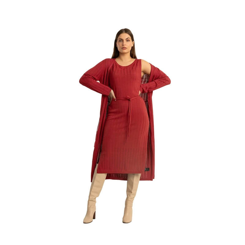 Dames Vest EX24-12007 Expresso WINE