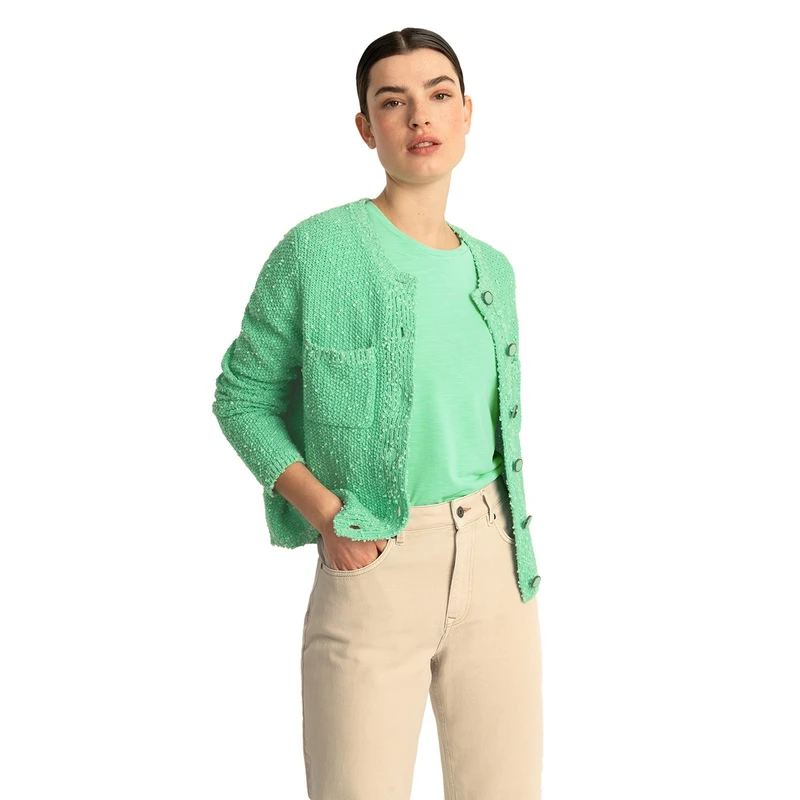 Dames Vest EX24-12009 Expresso MINT