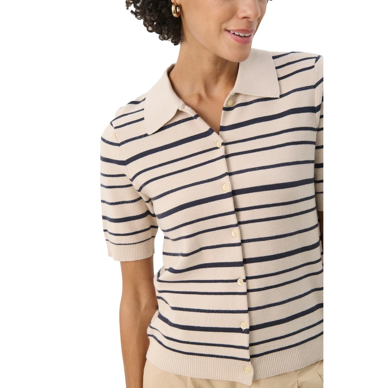 Dames Vest NimraPW PU Part Two BLAUW DESSIN