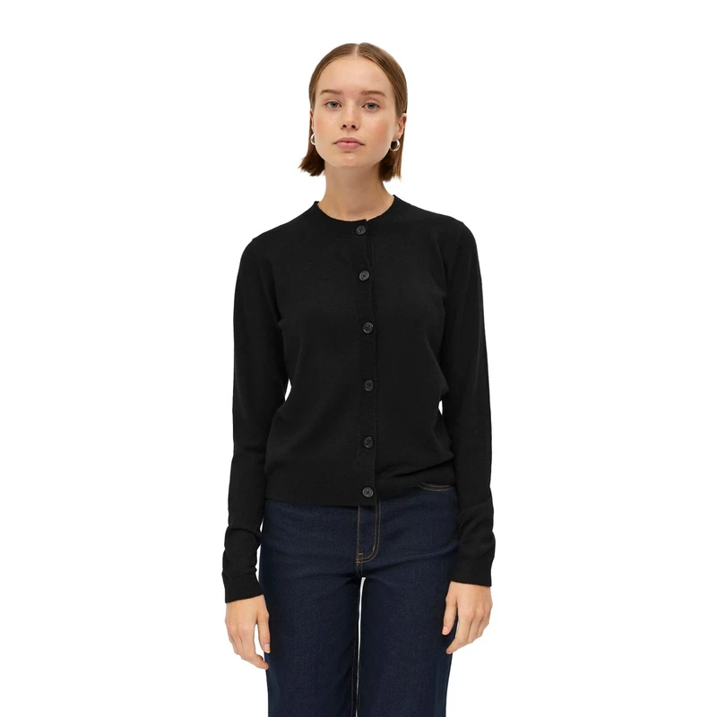 Dames Vest OBJTHESS Object ZWART