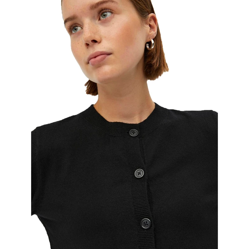 Dames Vest OBJTHESS Object ZWART