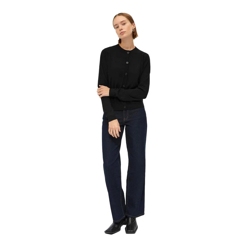 Dames Vest OBJTHESS Object ZWART