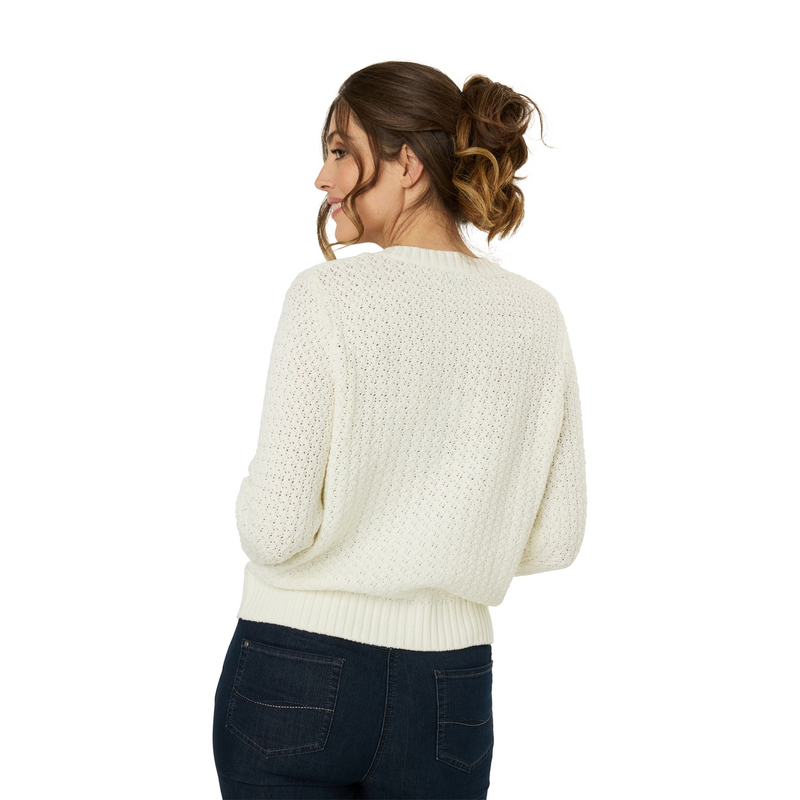 Dames Vest slk360-8751 Les Copines Wit