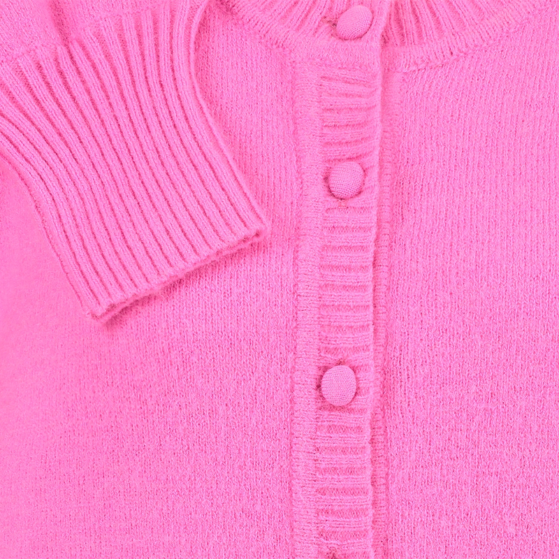 Dames Vest STRW-01VestjeR-hals Ivy & You FUCHSIA
