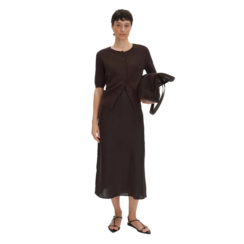Dames Vest Tinala Someday DONKER BRUIN