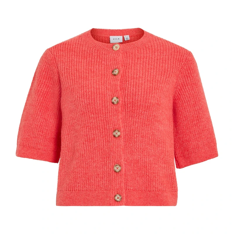 Dames Vest VIBIOLA Vila CERISE