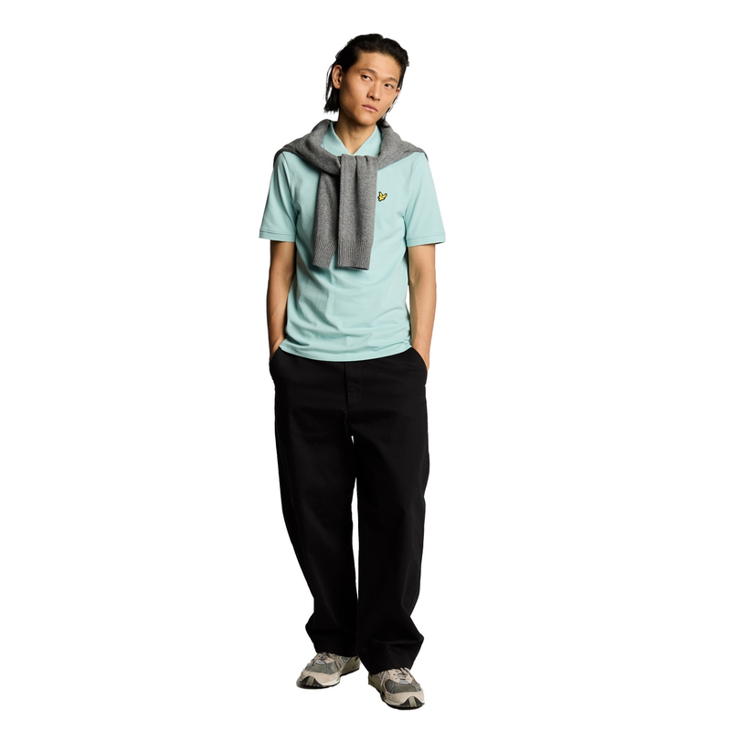 Heen Polo SP400VOG.X580 Lyle and Scott MIDDEN BLAUW