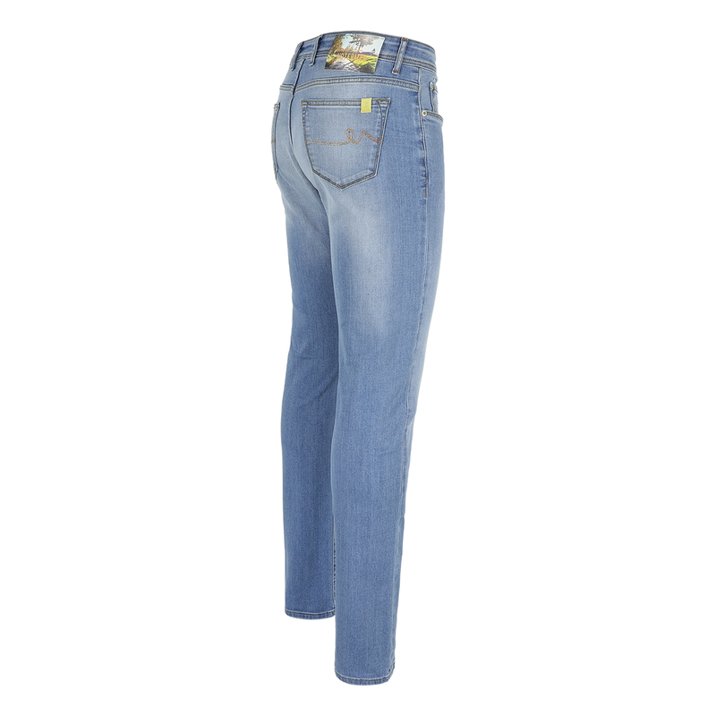 Hereen Jeans ATN01S-A27-0638.108 Atelier Noterman MID BLUE DENIM