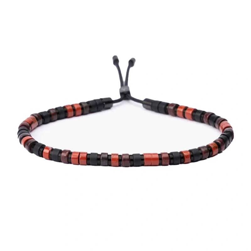 Heren Accesoires Brontide 4mm Pig&Hen BRUIN DESSIN