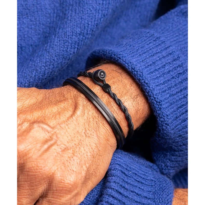 Heren Armband Easy Ed Pig&Hen ZWART