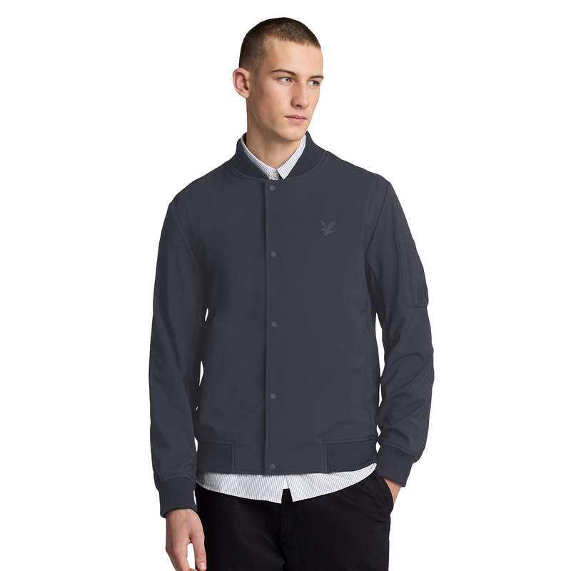 Heren Bomberjack JK2212V.W635 Lyle and Scott ANTRACIET