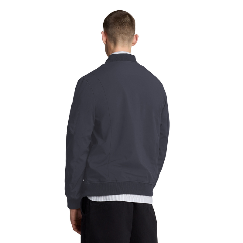 Heren Bomberjack JK2212V.W635 Lyle and Scott ANTRACIET