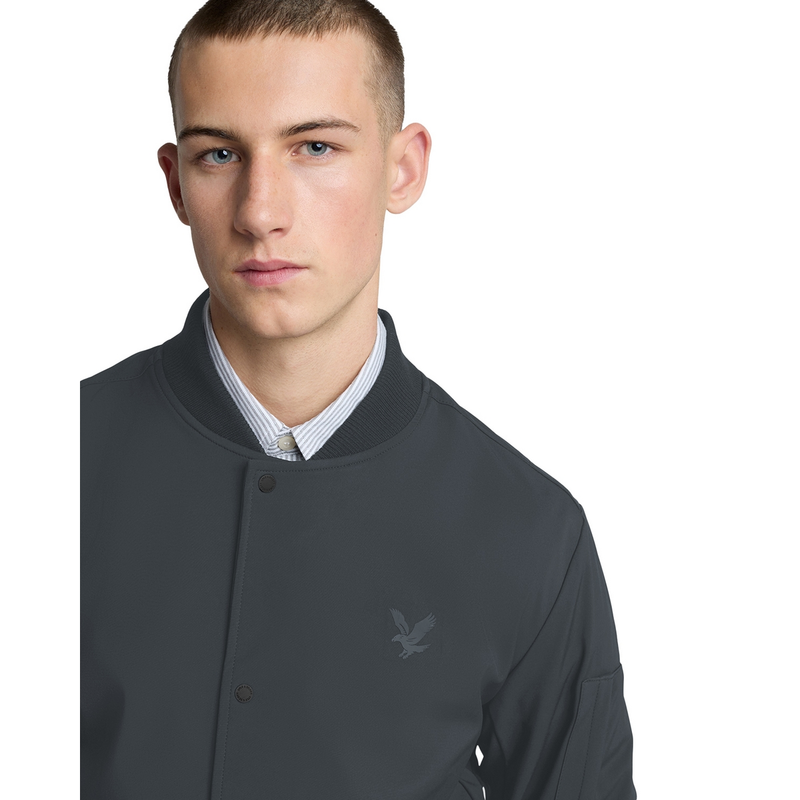 Heren Bomberjack JK2212V.W635 Lyle and Scott ANTRACIET