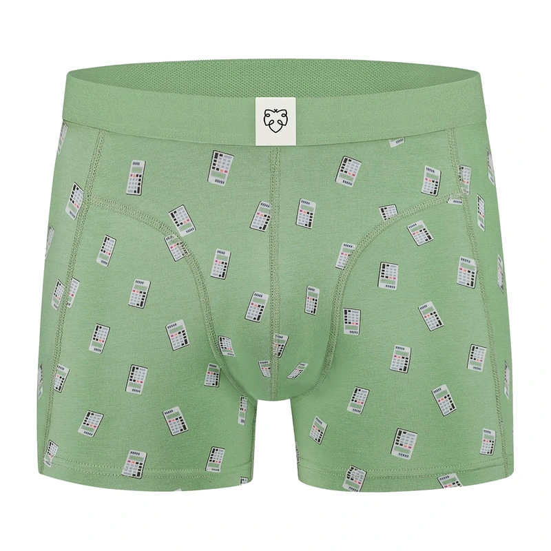 Heren Boxer Green Calculator A-dam Underwear OLIJF