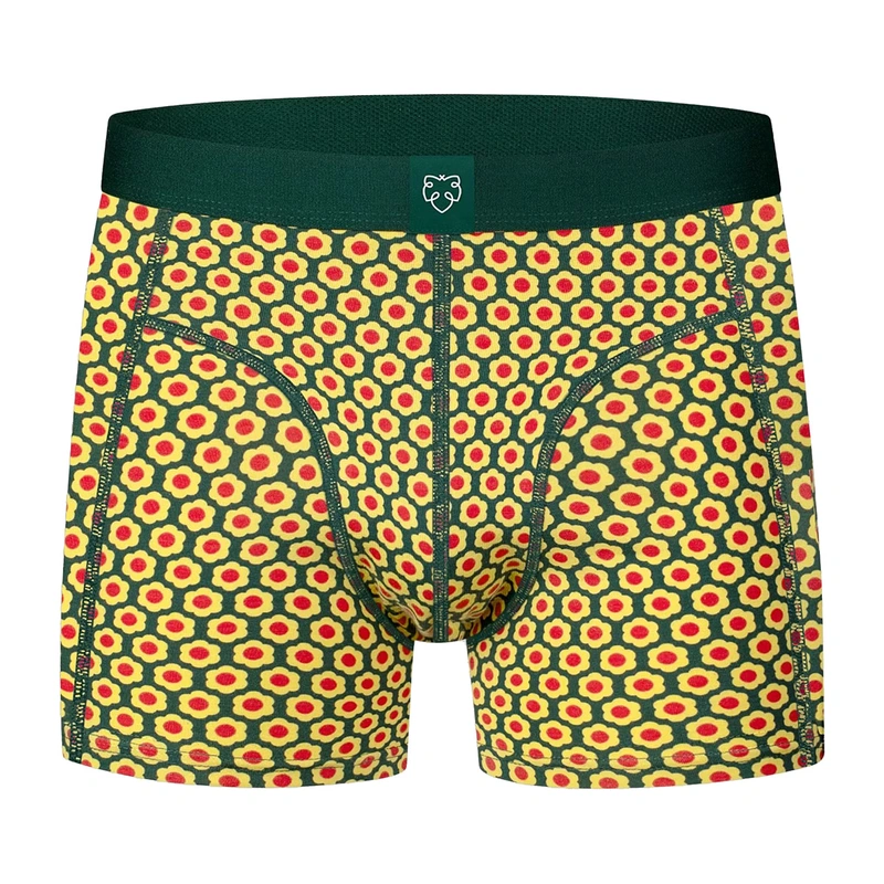 Heren Boxer A-dam Underwear GEEL DESSIN