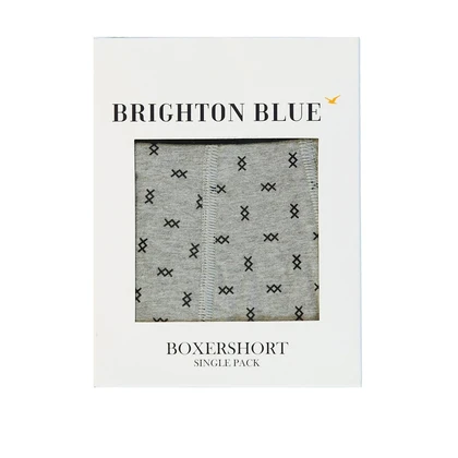 Heren Boxershort boxer grey cross