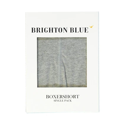 Heren Boxershort boxer solid mid grey