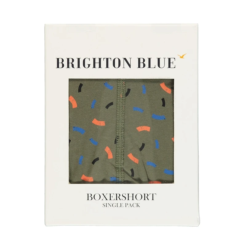 Heren Boxershort Boxershort confetti Brighton Blue GROEN DESSIN