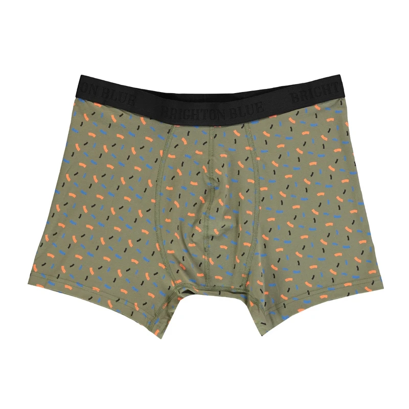 Heren Boxershort Boxershort confetti Brighton Blue GROEN DESSIN