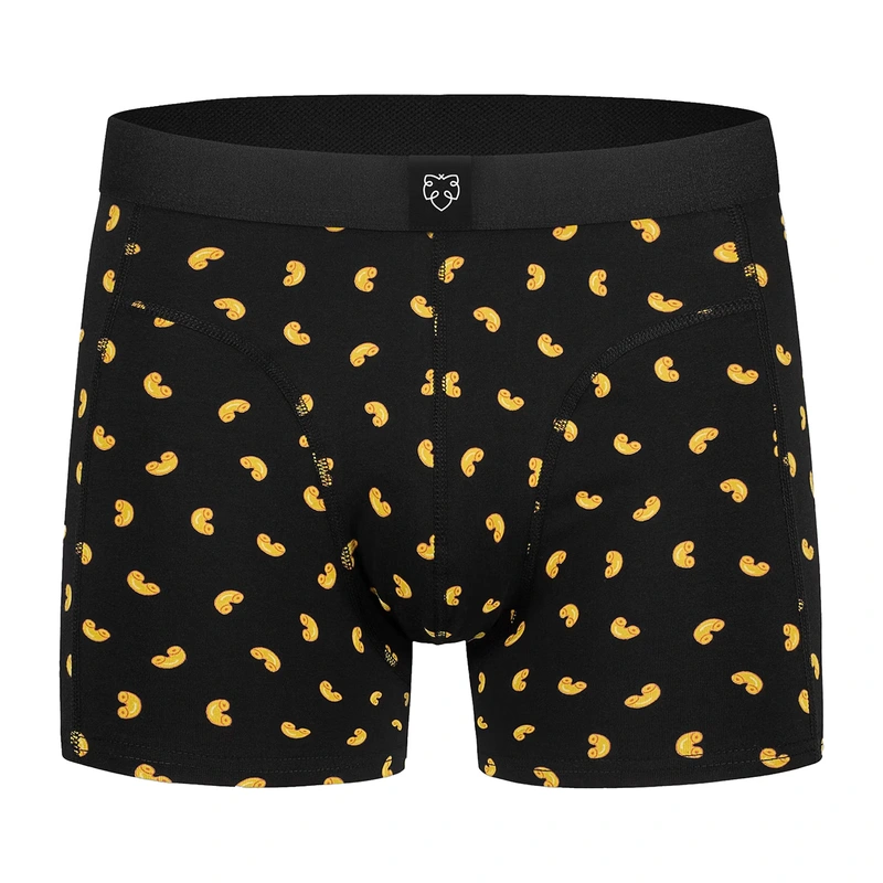 Heren Boxershort Elbow Macaroni A-dam Underwear ZWART