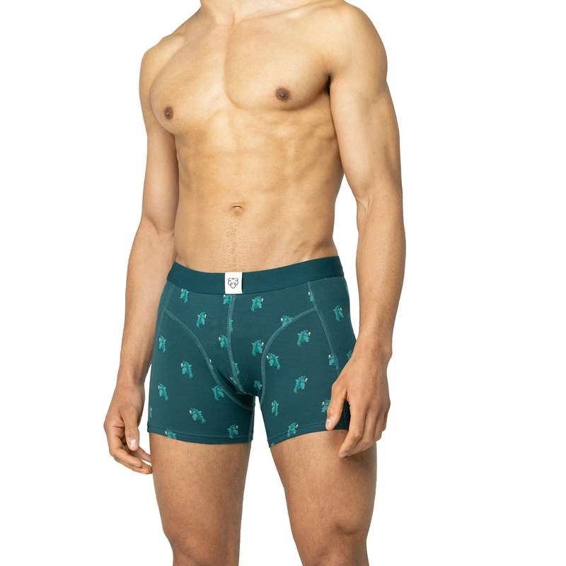 Heren Boxershort Icezilla A-dam Underwear GROEN DESSIN