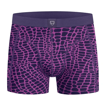 Heren Boxershorts Purple Croc