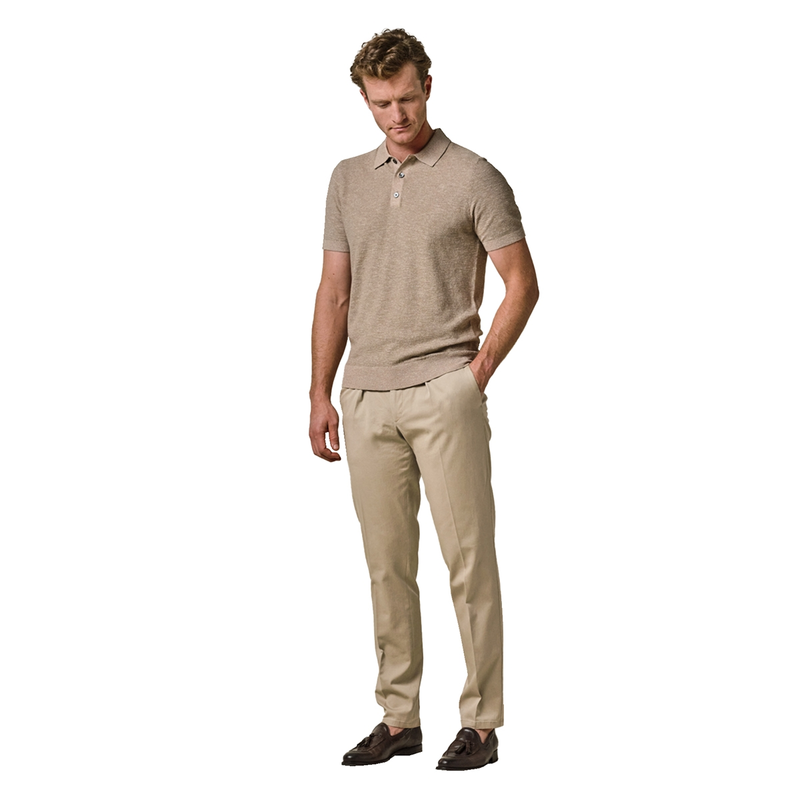 Heren Broek PPWQ10012F Profuomo BEIGE