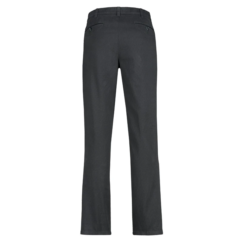 Heren Chino 2049-1-11-166uni str Brighton Blue ANTRACIET