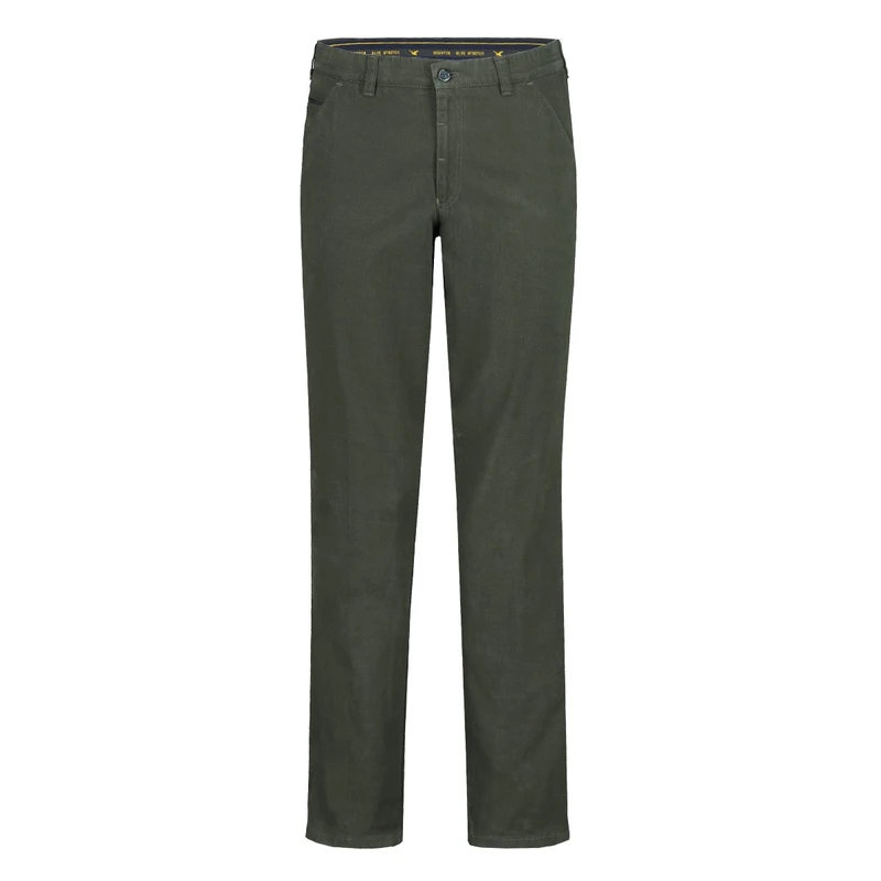 Heren Chino 2049-1-11-166uni str Brighton Blue KHAKIGROEN