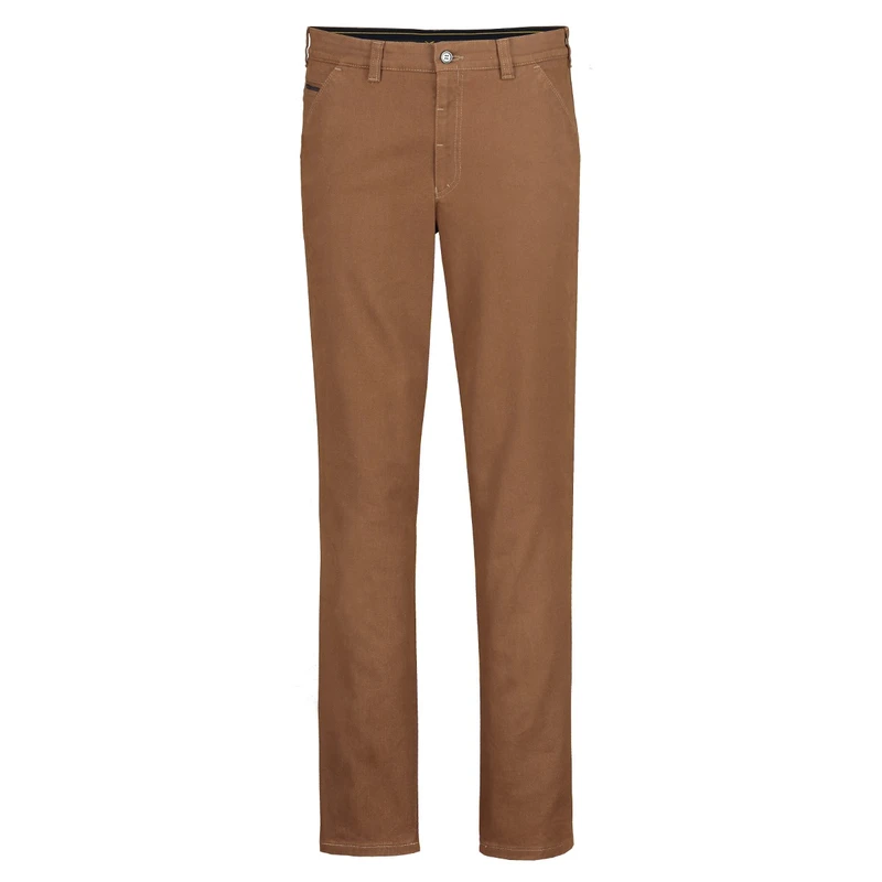 Heren Chino 2049-1-11-207uni str Brighton Blue BRIQUE