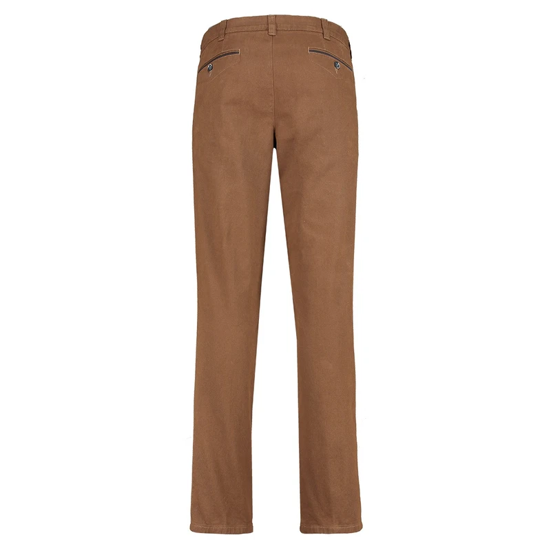 Heren Chino 2049-1-11-207uni str Brighton Blue BRIQUE