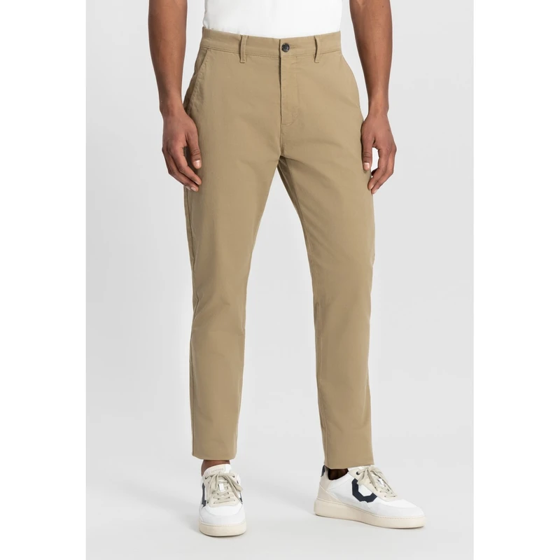 Heren Chino 501656-NNOS Dstrezzed KHAKIGROEN
