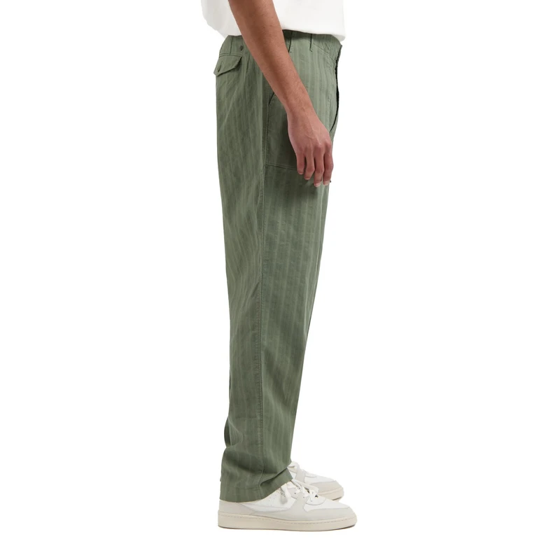 Heren Chino 501904 Henry Fatigue Dstrezzed ARMY