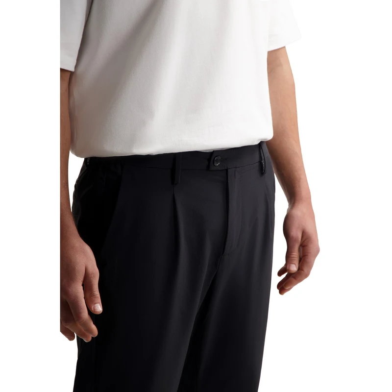 Heren Chino 501906 Logan Tech Dstrezzed ZWART