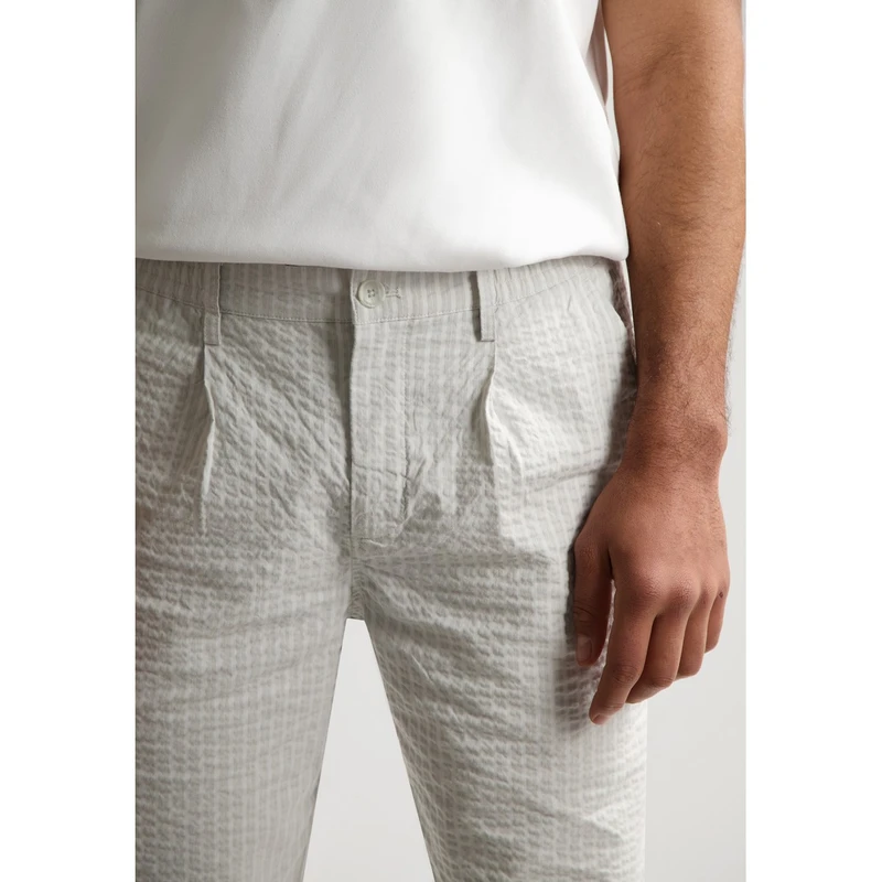 Heren Chino 501912 Logan Easy Dstrezzed MIDDEN GRIJS