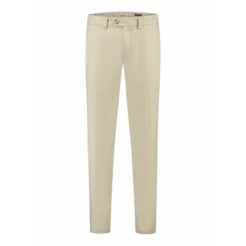 Heren Chino 501916 Logan Pleat Dstrezzed ZAND