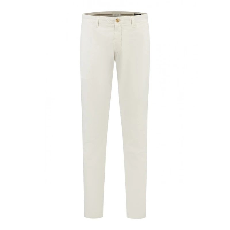 Heren Chino 501928 Lancaster Summer Dstrezzed Wit