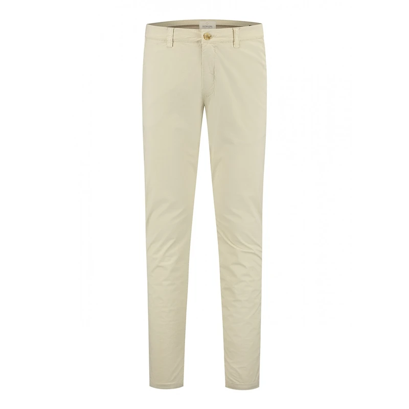 Heren Chino 501928 Lancaster Summer Dstrezzed ZAND