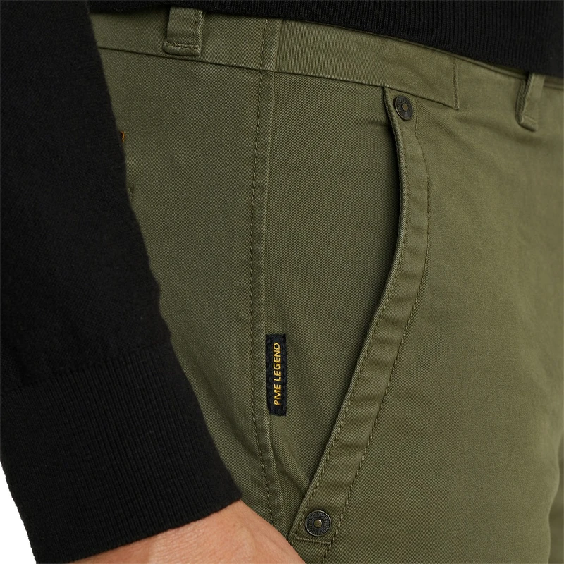 Heren Chino AMERICAN CLASSIC CHINO RELAXED FIT PME Legend GROEN