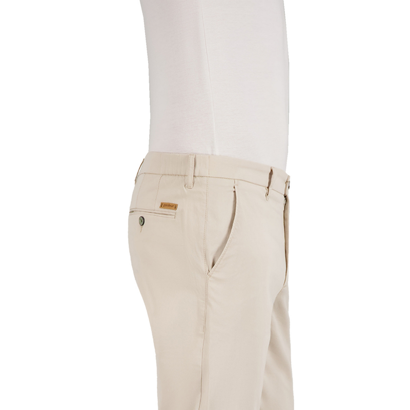 Heren Chino BOBBY 412841 Gardeur BRUIN DESSIN