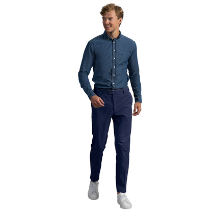 Heren Chino Cotton Stretch Navy