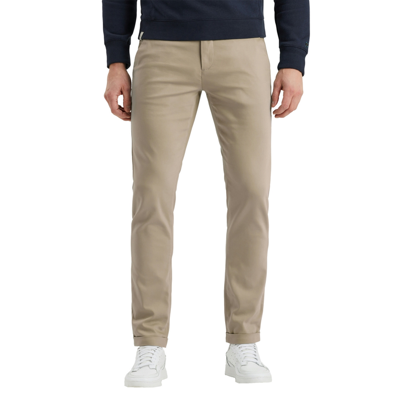 Heren Chino RISER CHINO STRETCH Cast Iron BEIGE