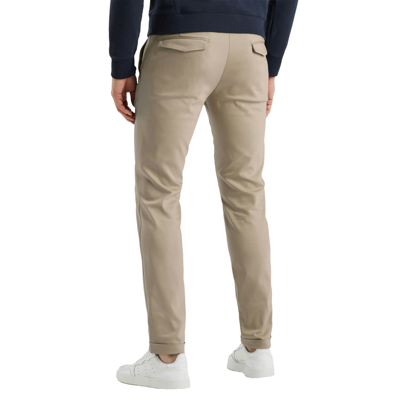 Heren Chino RISER CHINO STRETCH Cast Iron BEIGE
